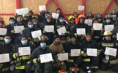 Bomberos de Paillaco se capacitan gracias a COLUN y OTIC SOFOFA