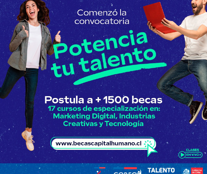 Últimos días para postular a 1.500 becas de Talento Digital y Corfo￼