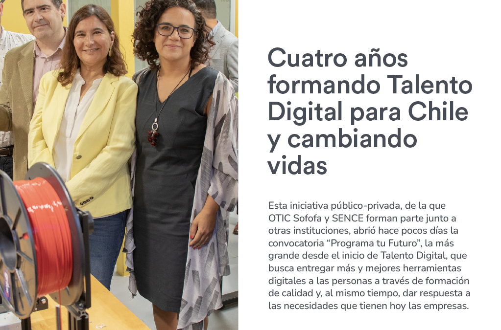 Cuatro años formando Talento Digital para Chile y cambiando vidas