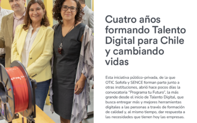 Cuatro años formando Talento Digital para Chile y cambiando vidas